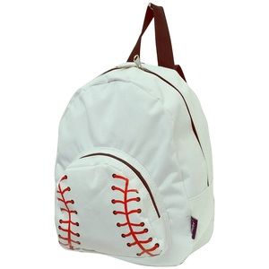 Baseball mini canvas backpack
